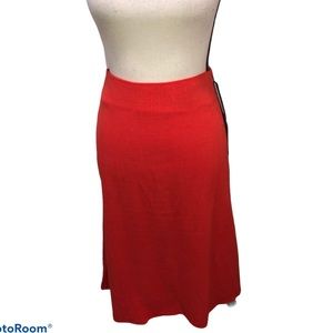 4Sienna red fully lined Valeria skirt Size 4 NWT